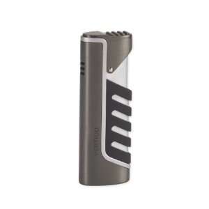    Black Label Rebel Gunmetal & Chrome Cigar Lighter 