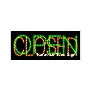  Open Closed LED Sign 11 x 27: Sports & Outdoors