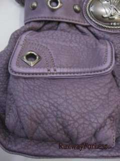 kathy van zeeland flap dance belt shopper handbag purse color amethyst 