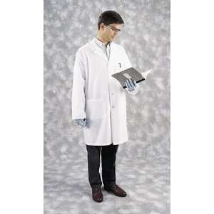 Full Length Mens Lab Coats, White Swan Meta   Size 40   Each   Model 