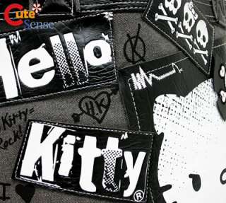 Bolso de bolso de punk rock de denim de Hello Kitty de Sanrio 