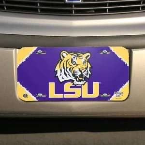  LSU Tigers Plastic License Plate
