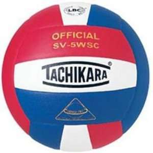 Tachikara SV5WSC Composite Leather Volleyball   PUR/WHT   Team Express 