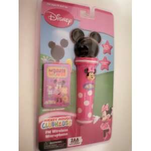 Walt Disney Minnie Mouse Mickey Mouse Clubhouse FM Wireless Microphone 