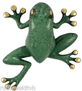   Designs Brass/Blue Green Patina Frog Door Knocker 812738000081  