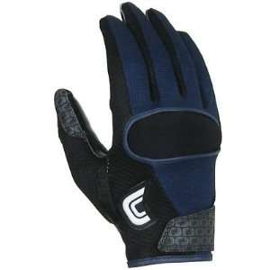  Cutters Adult Home Navy C Tack Receiver Gloves   Large 