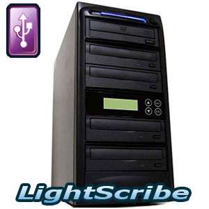24X CD DVD Lightscribe Duplicator+USB Multiple Printer Publishing 