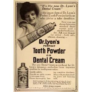   Tooth Powder Toothpaste Dental   Original Print Ad