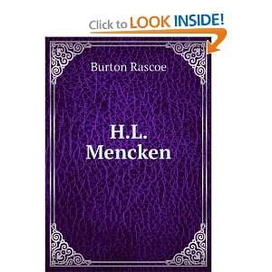  H.L. Mencken Burton Rascoe Books