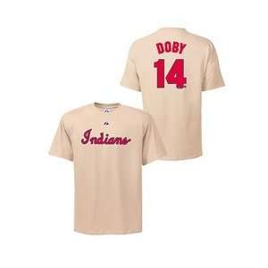  Cleveland Indians Larry Doby Cooperstown Name & Number T 