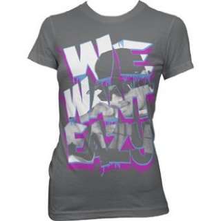  Eazy E   We Want Eazy Girls T Shirt In Charcoal Clothing