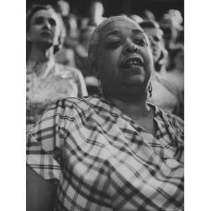  Singer Ethel Waters Singing at Billy Graham Meeting 