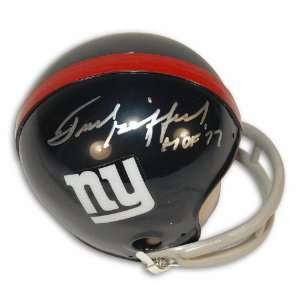  Autographed Frank Gifford New York Giants Mini Helmet 