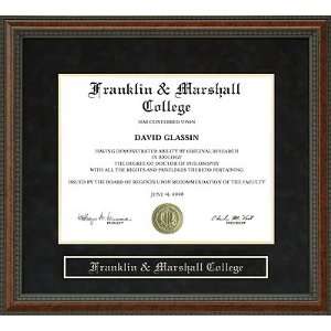  Franklin & Marshall College (F&M) Diploma Frame Sports 