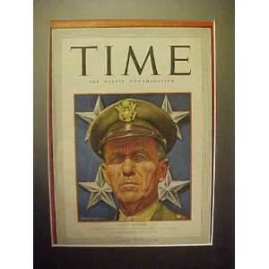 George C. Marshall October 19, 1942 Time Magazine Professionally 