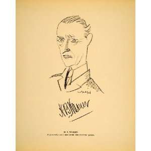 1938 H. B. Warner English Actor Henry Major Lithograph 