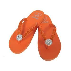  Orange Lady Lanell Lady Rocks Flats with Sun Crystals 