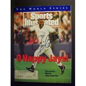 Joe Carter Toronto Blue Jays Autographed November 1, 1993 Sports 