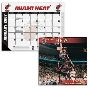  Heat John F Turner NBA Wall Desk Calendar Sports 