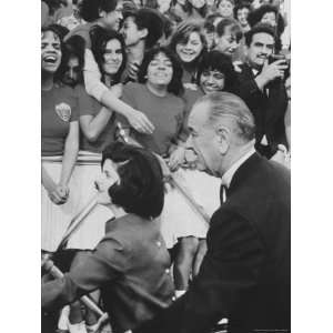  President Lyndon B. Johnson with Daughter Lucy Baines Johnson 