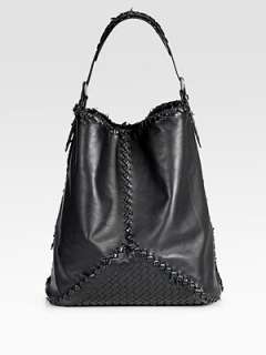 Bottega Veneta   Large Leather Shoulder Bag    