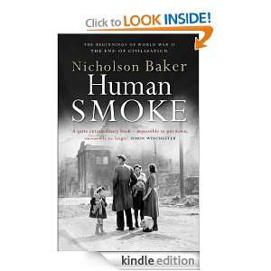 Human Smoke Nicholson Baker  Kindle Store