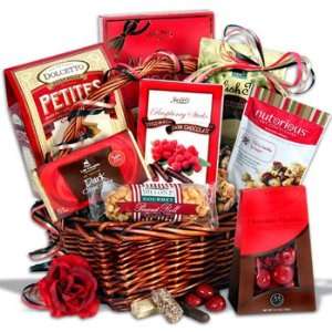 Wont You Be Mine Deluxe Valentines Gift Basket  Grocery 