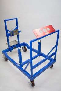 PRW Steel Fully Collapsible Engine Test Stand Base Unit w/ Short Block 