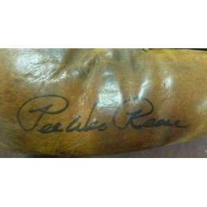Pee Wee Reese Hand Signed Baseball Glove PSA COA Auto   Autographed 