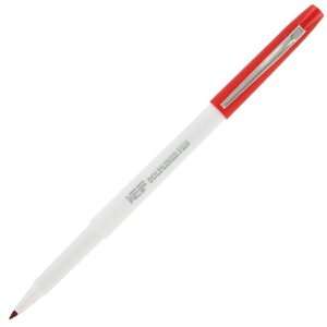    12 Eberhard Faber Boldliner Porous Tip Pen Red New