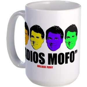 Gov. Rick Perry Adios MoFo Rick Large Mug by CafePress:  