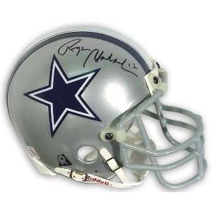 Roger Staubach Signed Cowboys Mini Helmet
