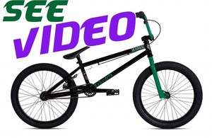 FICTION BMX Bike FABLE 2 Black Ghoul by STOLEN Bicycle Dirt Street 