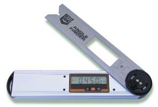 An innovative angle finder with large digital LCD display and built in 