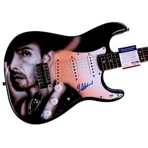  Pilots Autographed Scott Weiland Airbrushed Guitar 