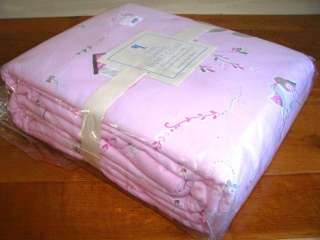 Pottery Barn Kids Owl Flannel FULL QUEEN DUVET Cover NEW Girl Bed Pink 