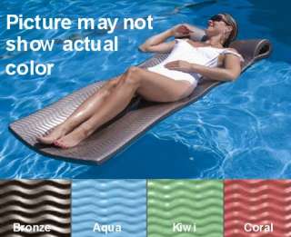 New Softie Foam Swimming Pool Lounge Float Raft   Aqua  
