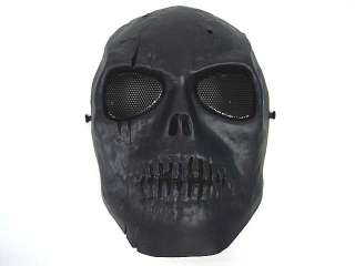 Two Style Skull Full Face Airsoft Protector Mask BK  