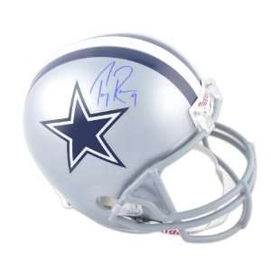 Tony Romo Autographed Helmet  Details Dallas Cowboys, Riddell 