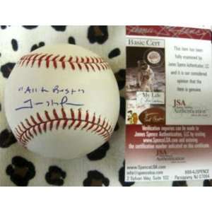 Trevor Hoffman Signed Ball   with all My Best Inscription 