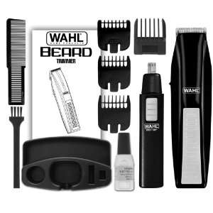  Battery Operated Beard Trimmer with Bonus Ear, Nose and Brow Trimmer