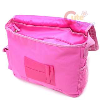 Sanrio Hello Kitty School Messenger Bag Diaoer Bag  Pink Flowers Teddy 