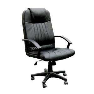  Executive Modern Black Leather Swivel Office Chair With 