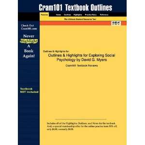 Studyguide for Exploring Social Psychology by David G. Myers, ISBN 