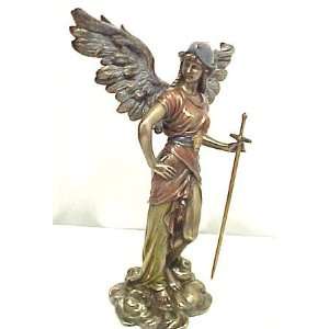  Archangel Gabriel Female Statue Battle Angel W/ Sword 