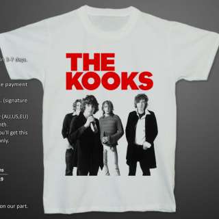 THE KOOKS Naive UK Britpop Indie Rock New T shirt L  
