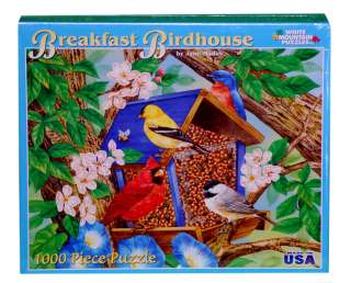 White Mountain Breakfast Birdhouse Jigsaw Puzzle  