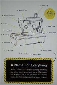 Singer Little Touch & Sew Sewing Machine Manual On CD  