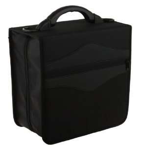   Wallet (CD Holder Cases) in Black Color with Front Zipped Pocket