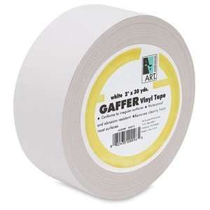  Wide Gaffer Tape   White, 30 yards, 2 Arts, Crafts 